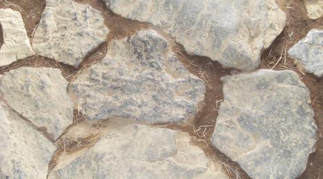 The floor in the hallway in the medieval hall of Keldur in the South of Iceland.