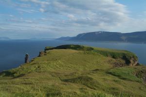 Skagafjörður seen from Drangey - the lair of Grettir the strong is on the south side of the island.