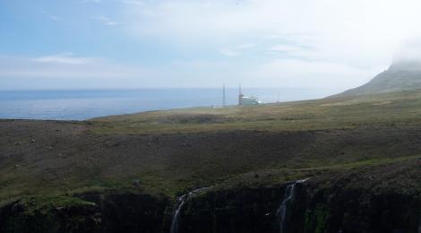 The Hornbjarg light house (Hornbjargsviti) on a perfect day.