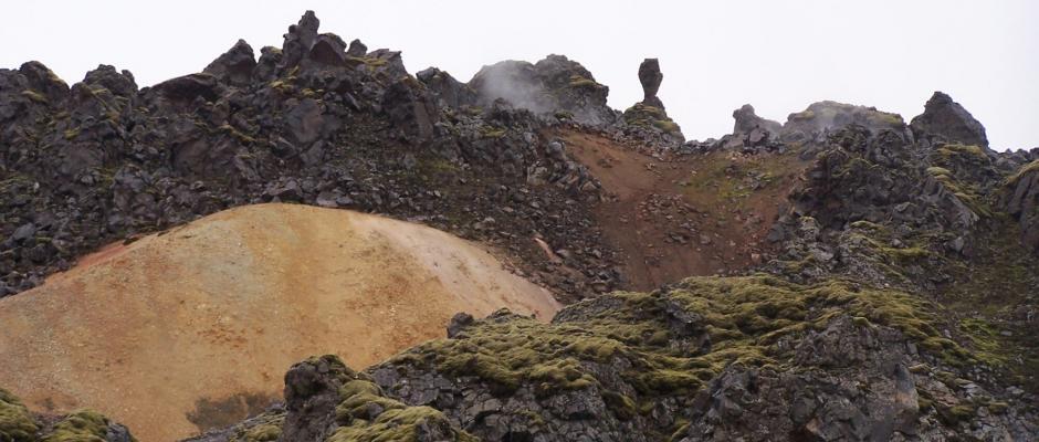 The landscape on the Laugavegur hiking trail is out of the world 