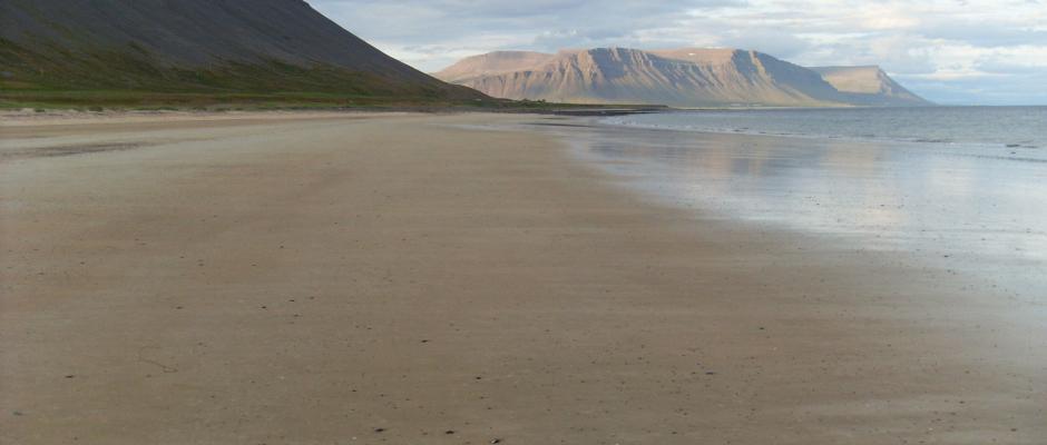 Rauðisandur beach is perfect for running!