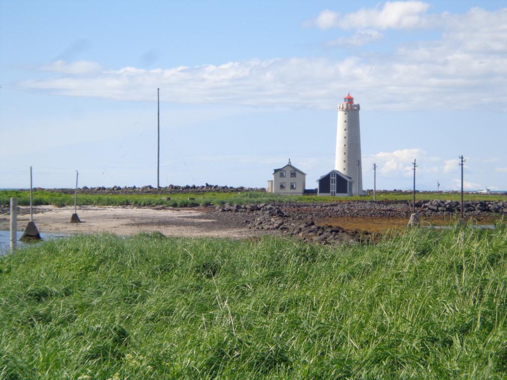 The lighthouse at Grótta. 