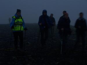 Now things are looking pretty bleak but things were to get worse with sleet and gale force wind. 