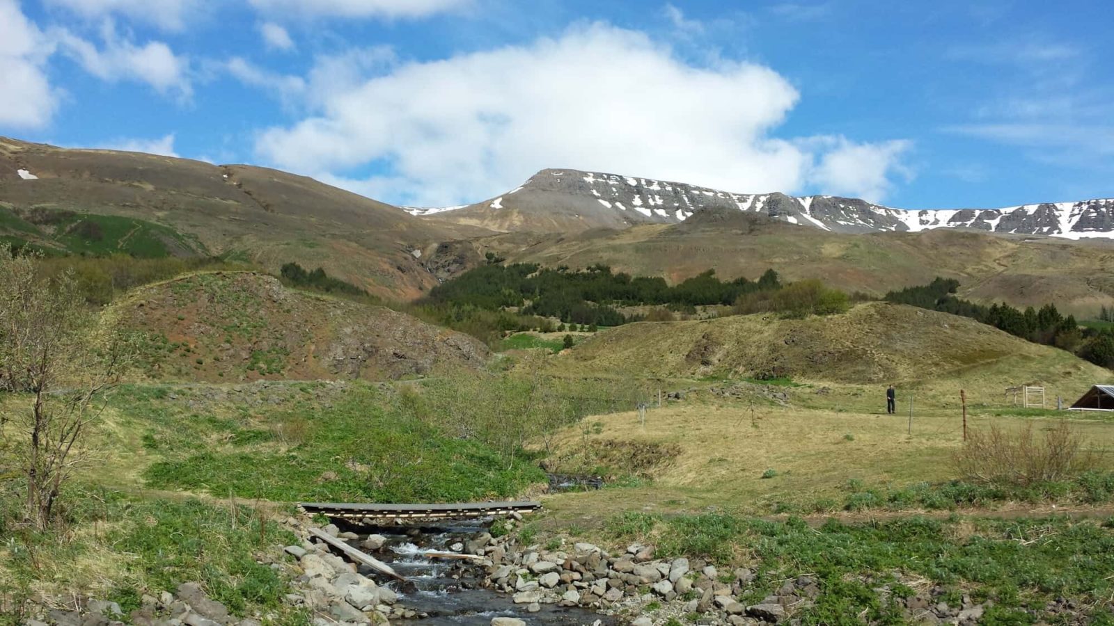Mount Esja hiking trail.