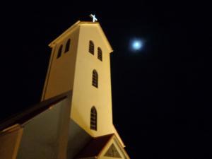 Icelandic Church at Christmas