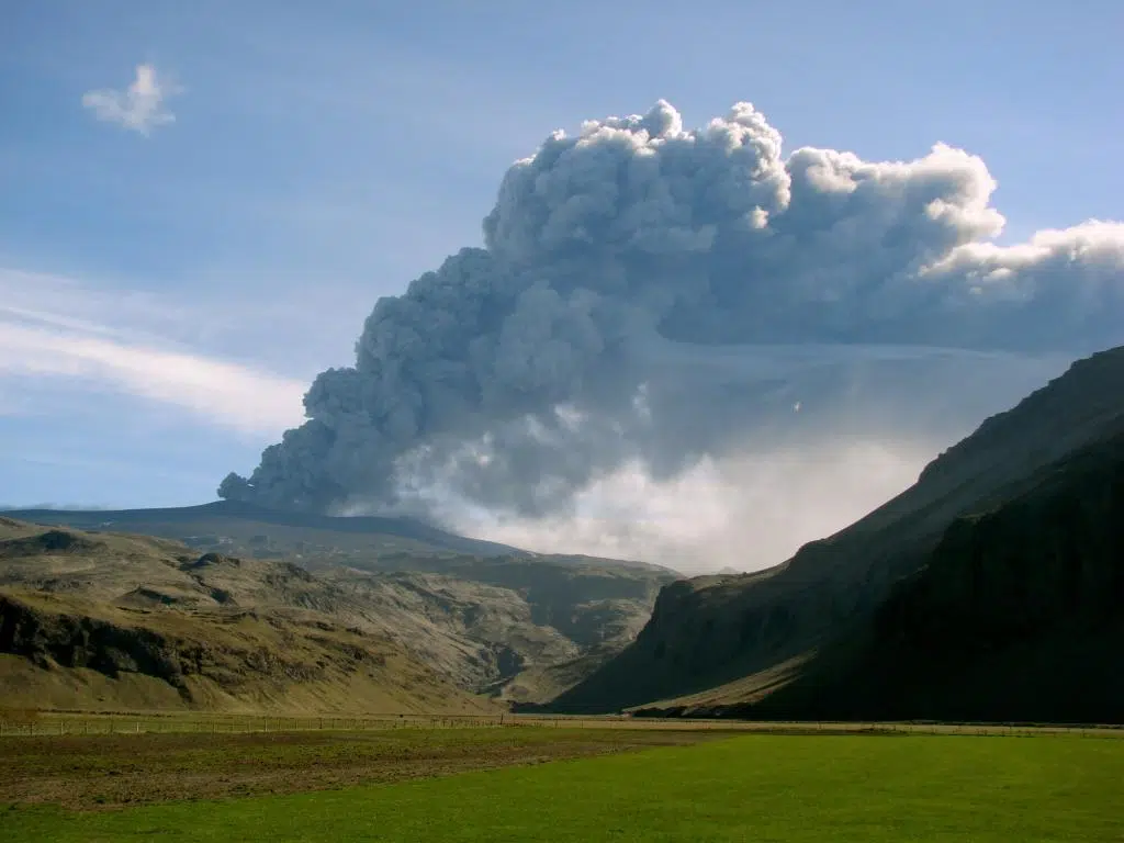 Eyjafjallajokull spews ash. Yuk!