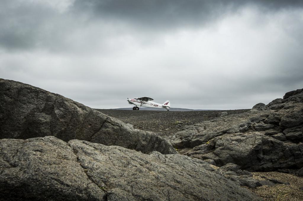 Airplane in the highlands