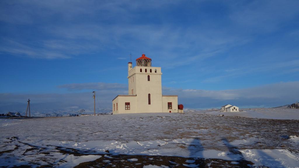 The lighthouse at Dyrhólaey.