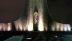 The iconic Hallgrímskirkja cathedral.