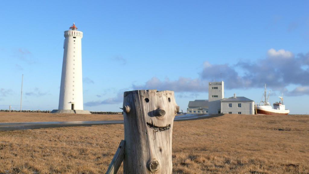 The lighthouse at Gardskagaviti.