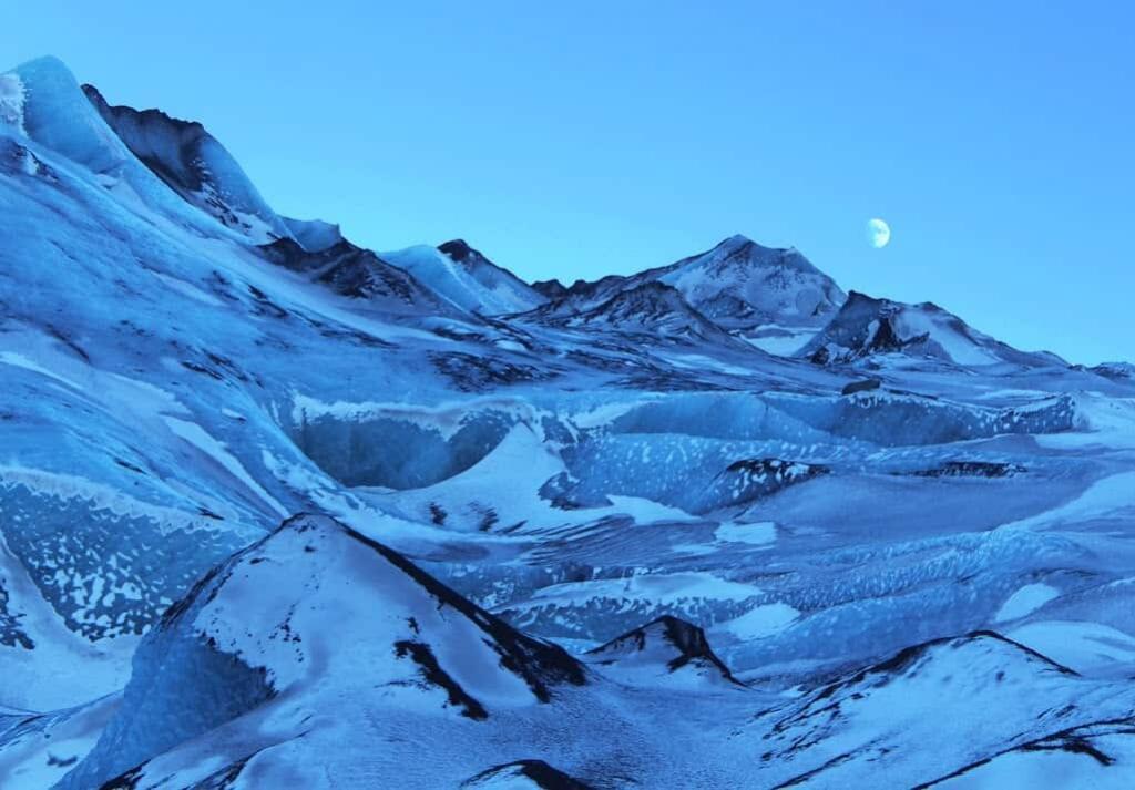 Sólheimajökull glacier is straight out of a sci-fi film.