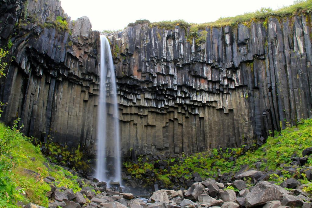 Svartifoss Waterfall.