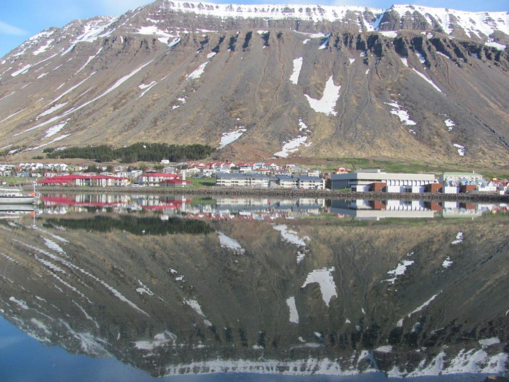 Isafjordur town.