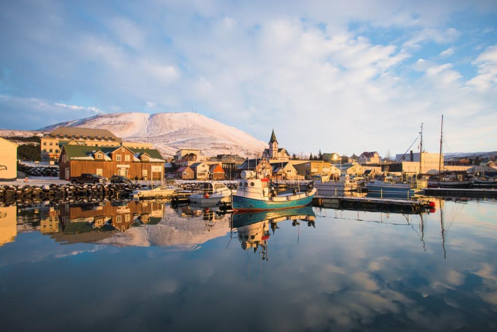 The lovely town of Husavik.