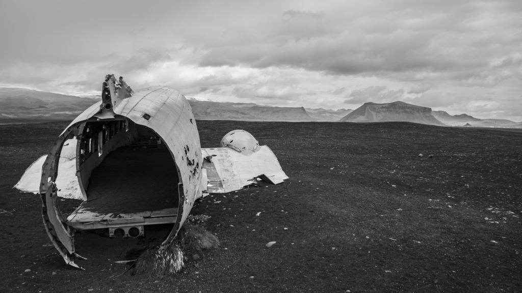 The ever popular plane wreck at Sólheimasandur.