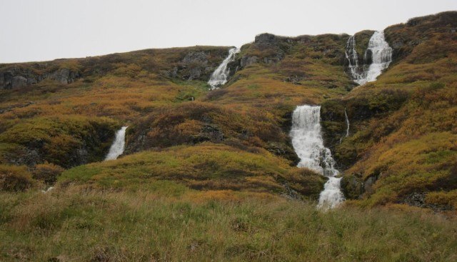 There is no shortage of waterfalls in Iceland. 