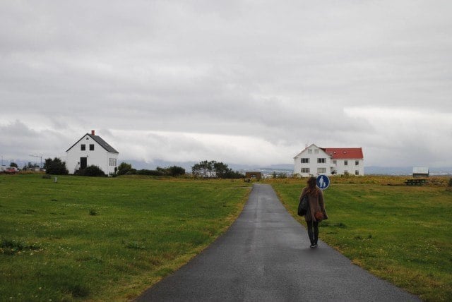 One of the nicest places in Reykjavik to take a great walk or go cycling is by Ægissíða.