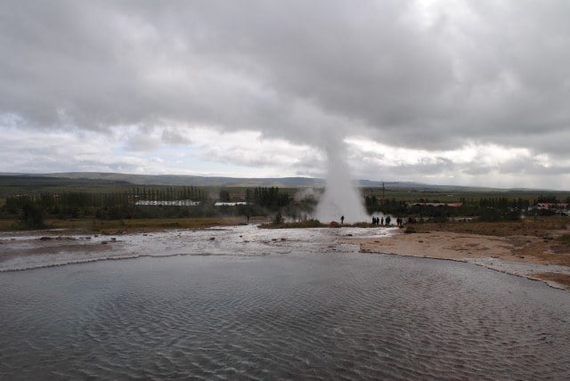 This is Iceland. With geysers.