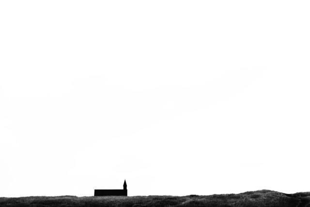 Church at Budir in Snæfellsnes Peninsula.