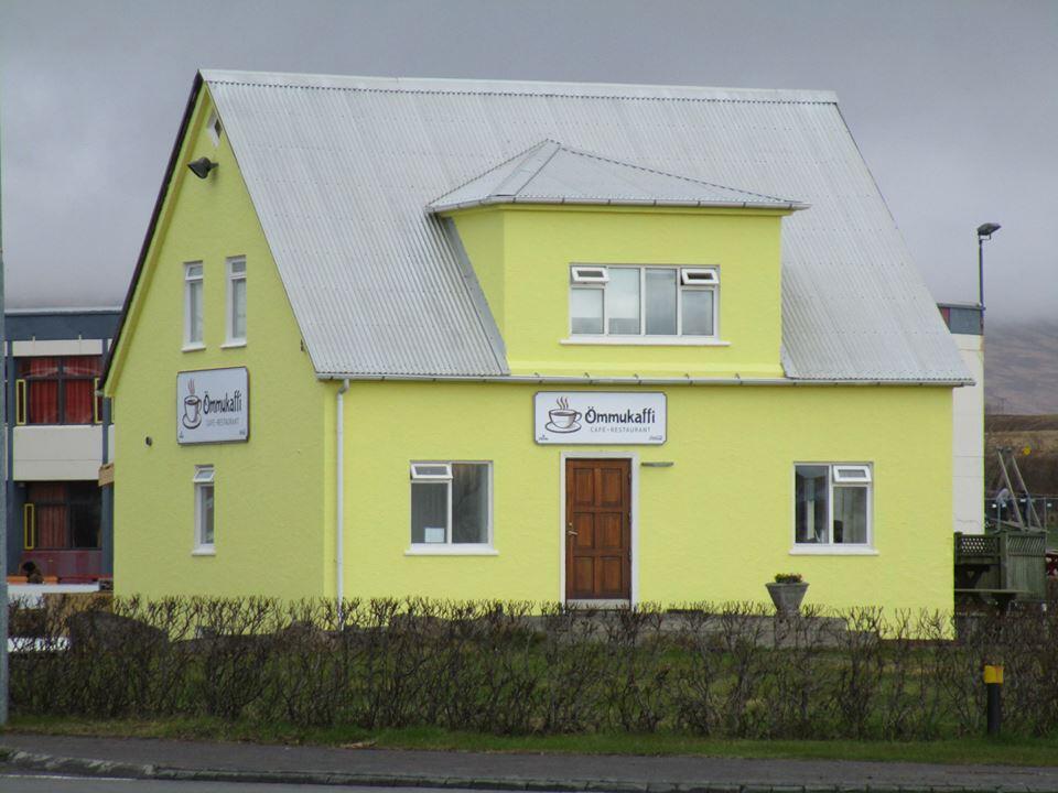 Ömmukaffi Café in Blönduós in the North West of Iceland.