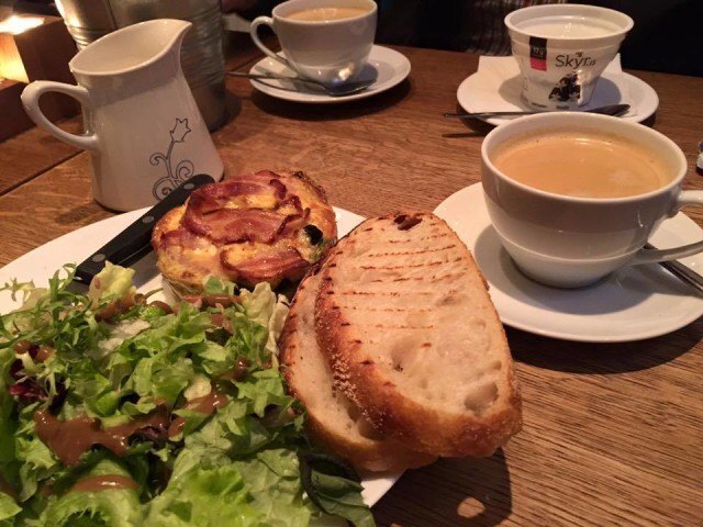 Lovely breakfast at Sandholt bakery.