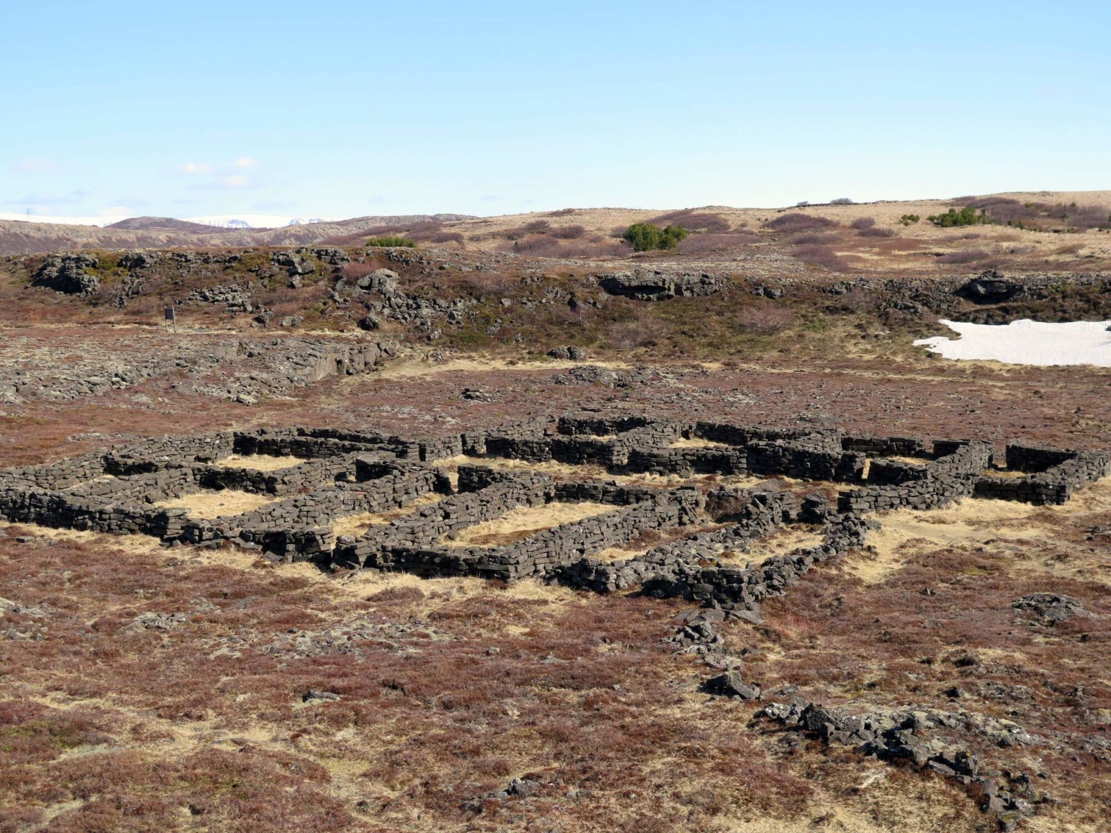 Old sheep enclosures.