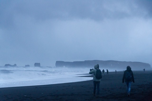 Reynisfjara black beach.