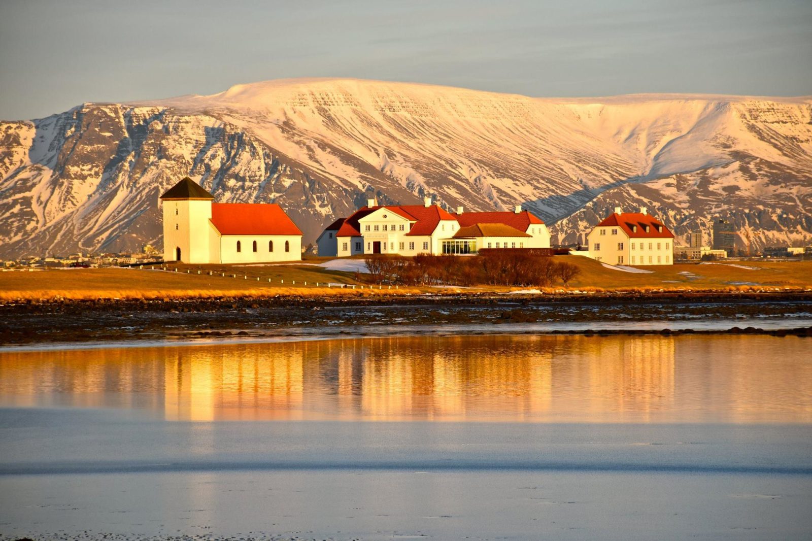 The president´s residence at Bessastadir in Alftanes.