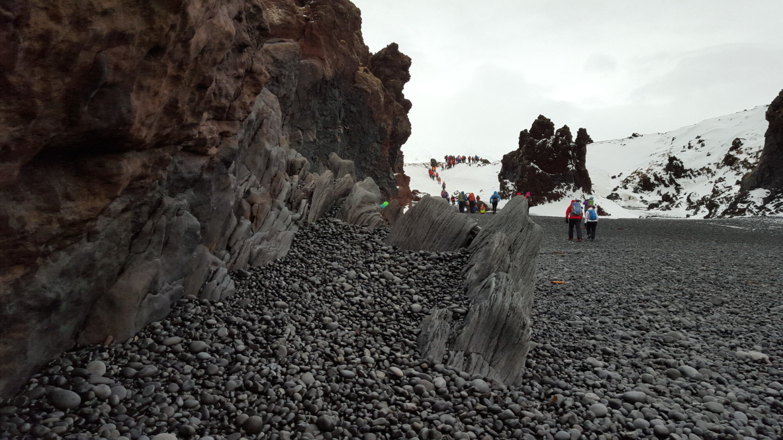 Lava frozen in time.