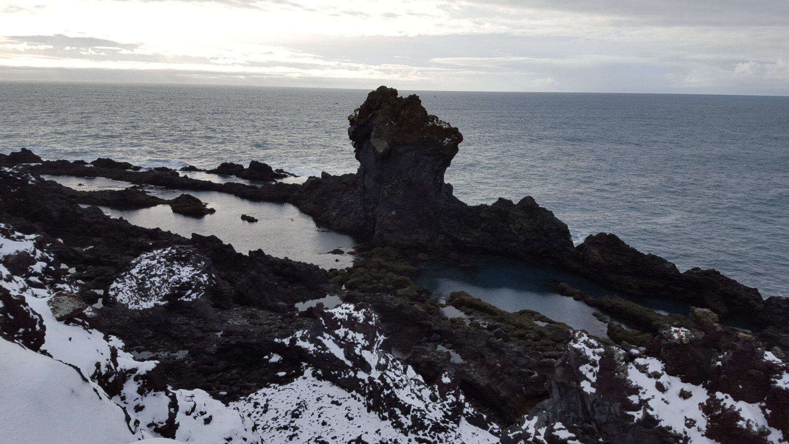 The sea stack Kerling or ´Old Lady´