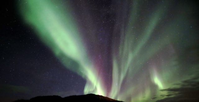 Iceland northern lights put on a spectacular show.