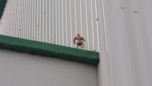 The Reykjavik toy spreader left this toy in a hard to reach place.