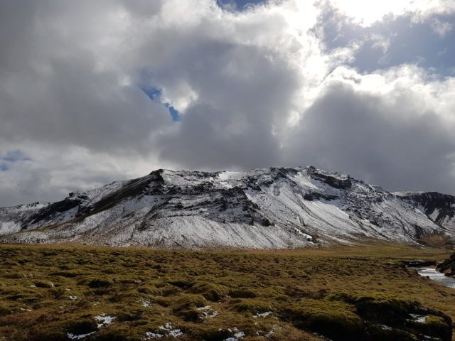 Hrómundartind peak in Iceland.