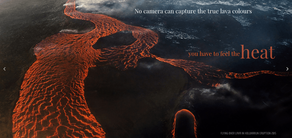 2015 eruption in Holuhraun, north Iceland (snapshot from website)