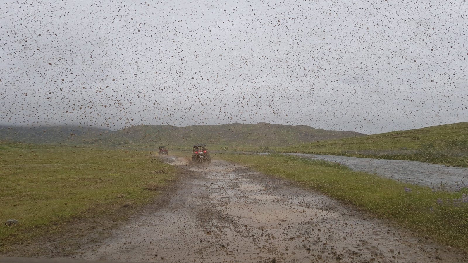 Buggy riding in Iceland.