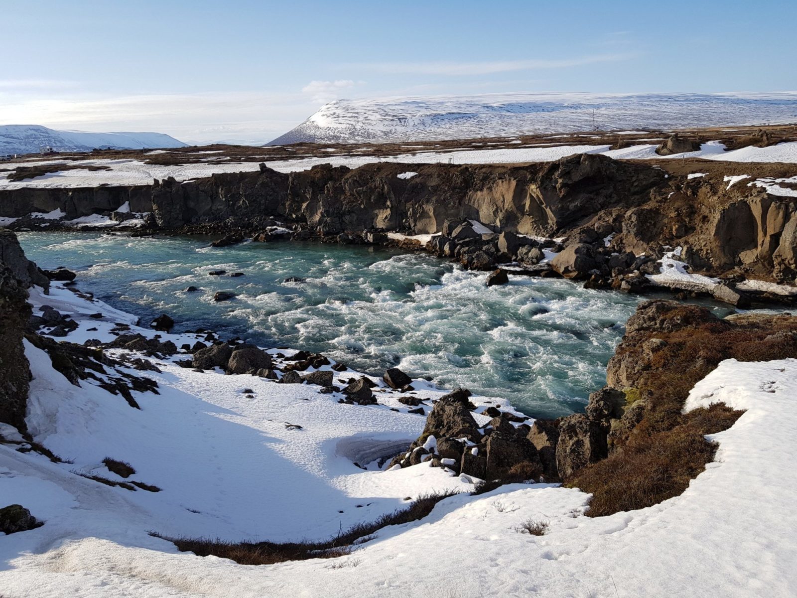 Goðafoss Waterfall.