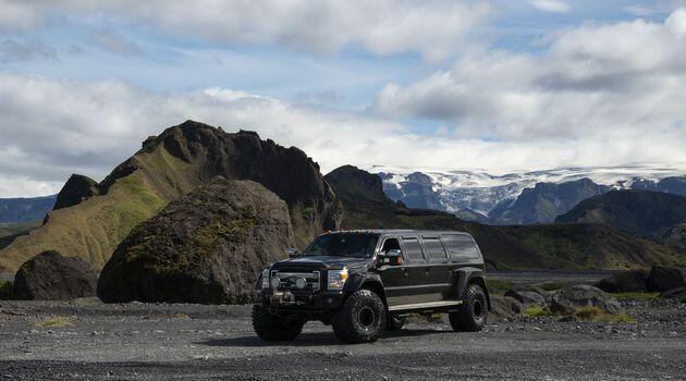 Truck in Thorsmork in Iceland