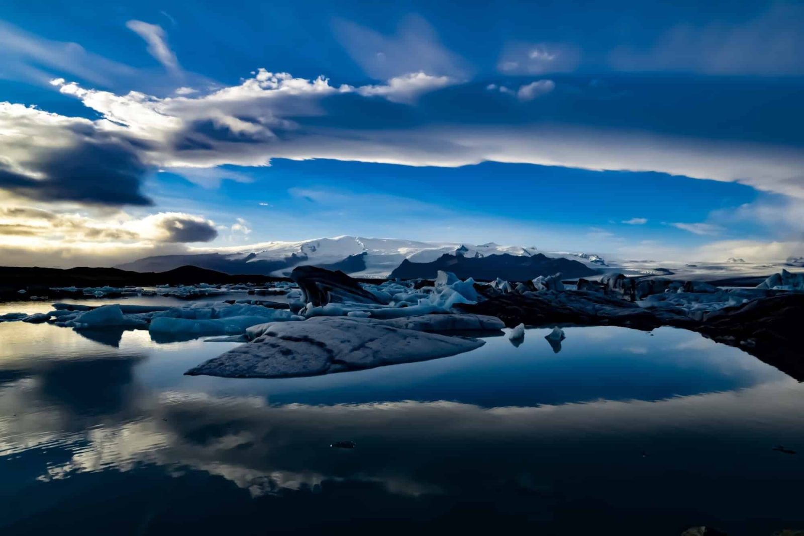 Jökulsárlón glacial lagoon in Iceland. Photo by Mitch Hallahan.