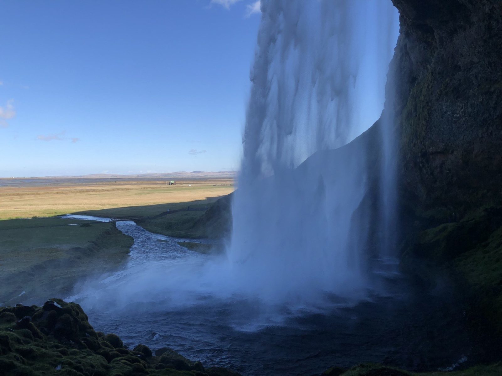 Seljalandsfoss waterfall in Iceland.