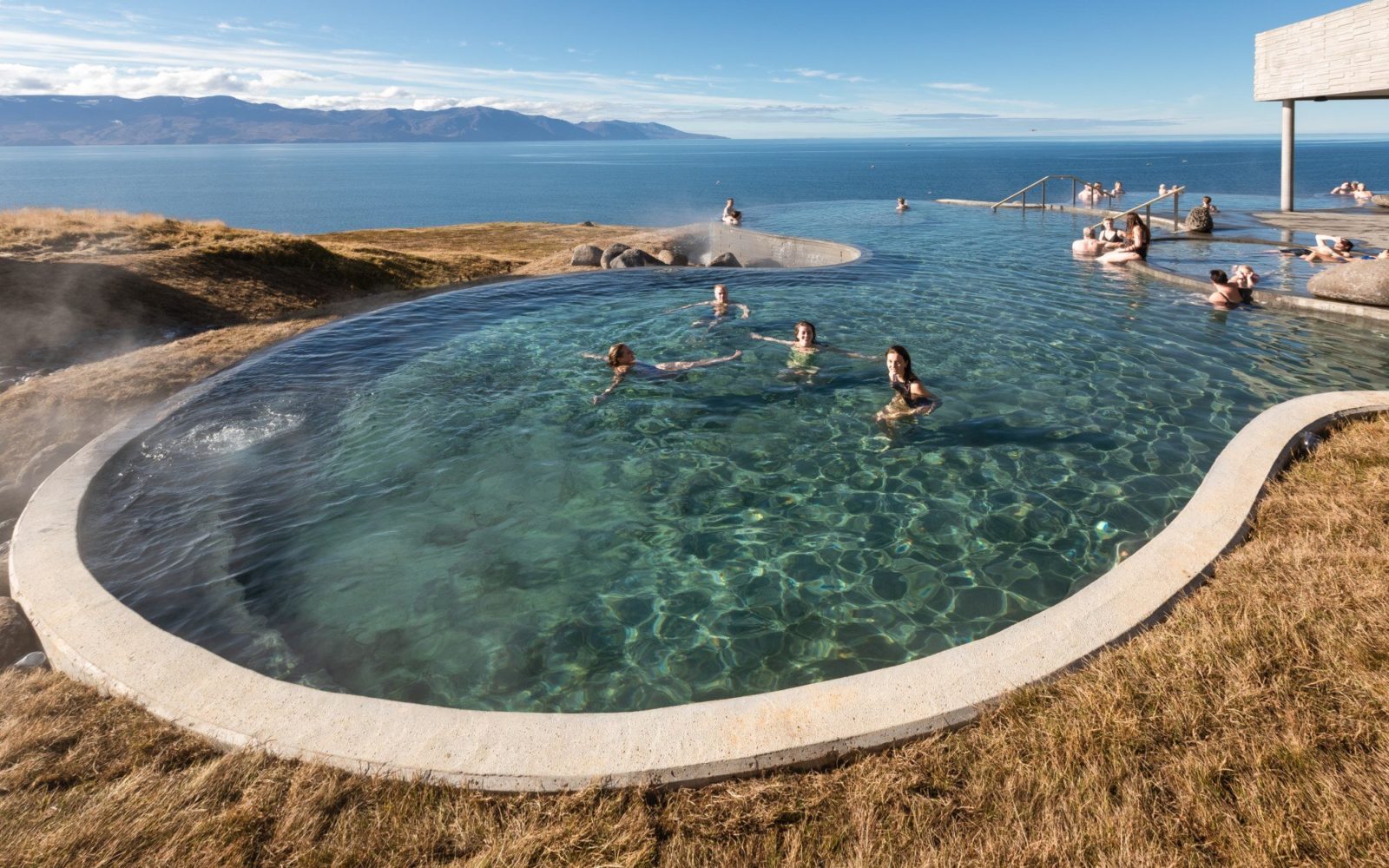 GeoSea Baths in Húsavík in Iceland