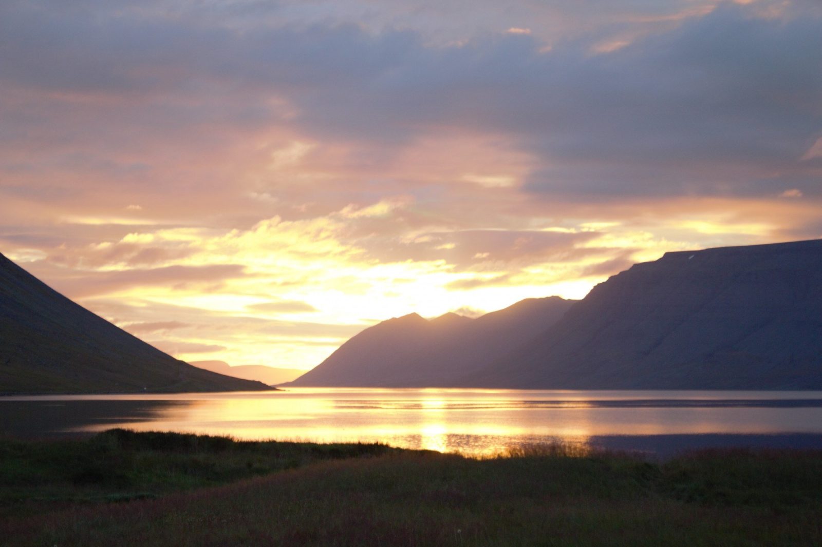 Sunset in Iceland