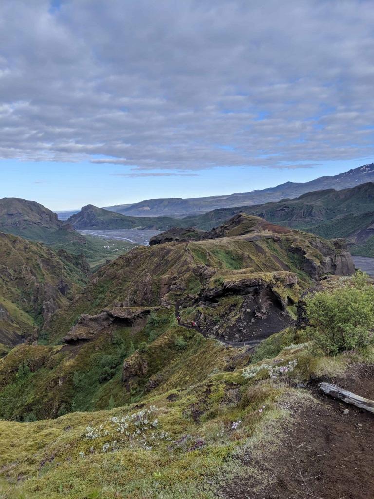 Kattarhryggir or 'Cat Ridges' above Þórsmörk