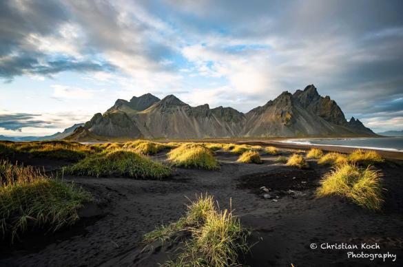 Mt. Vestrahorn in Iceland - photo by Christian Koch.