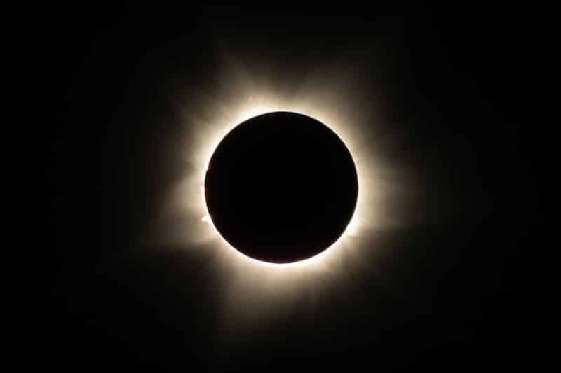 Total eclipse of the sun will be clearly visible from Iceland in 2026. Photo by aeonWAVE on Shutterstock.