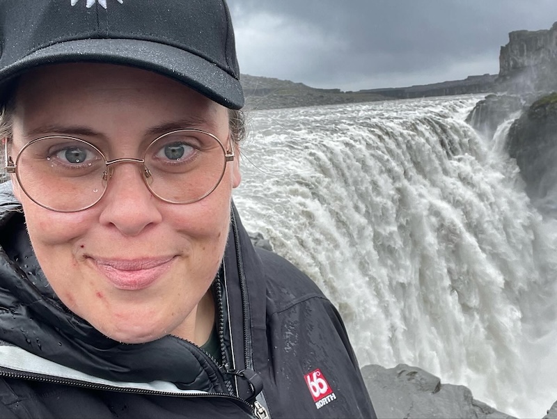 Dettifoss Waterfall is in north Iceland. It is just tremendously impressive.