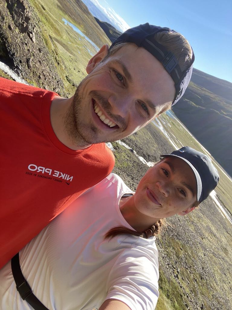 Sigfinnur Björnsson with his better half Guðlaug Margrét Jóhannsdóttir. 