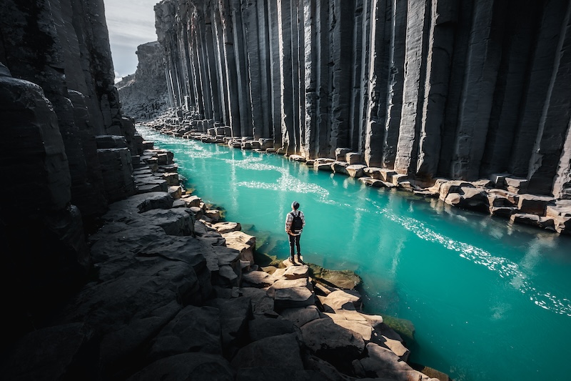 Stuðlagil canyon in the East of Iceland. Photo by Thrainn Kolbeinsson