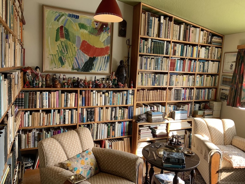 At Gljúfranes, the home of the Icelandic laureate Halldór Laxness.