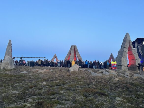 The Arctic Henge on the eve of the legendary Skálmöld concert on the 7th of September 2024.