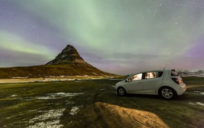 Go on a winter road trip and see if you can catch the northern lights.